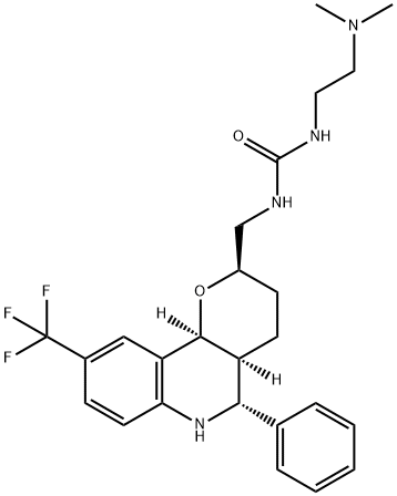 EMD 534085|N-[2-(二甲基氨基)乙基]-N'-[[(2R,4AS,5R,10BS)-3,4,4A,5,6,10B-六氢-5-苯基-9-(三氟甲基)-2H-吡喃并[3,2-C]喹啉-2-基]甲基]脲