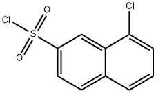 8-chloronaphthalene-2-sulfonyl chloride 化学構造式