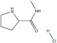 N-Methyl-2-pyrrolidinecarboxaMide HCl Structure