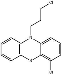 4-Chloro-10-(3-chloropropyl)-10H-phenothiazine, 859970-31-3, 结构式