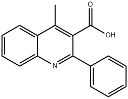 4-甲基-2-苯基3-喹啉羧酸, 860757-67-1, 结构式