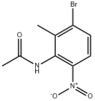 AcetaMide, N-(3-broMo-2-Methyl-6-nitrophenyl)- Structure