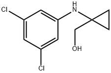 (1-((3,5-Dichlorophenyl)aMino)cyclopropyl)Methanol 化学構造式