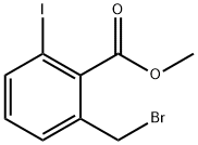 Benzoic acid, 2-(broMoMethyl)-6-iodo-, Methyl ester Struktur