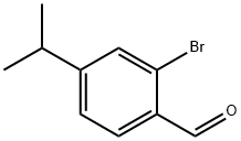 2-BroMo-4-isopropylbenzaldehyde Struktur