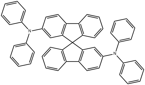 Spiro-BPA , 2,2'-Bis(N,N-di-phenyl-aMino)9,9-spiro-bifluoren Structure