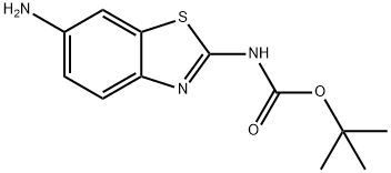 (6-氨基苯并[D]噻唑-2-基)氨基甲酸叔丁酯,862822-07-9,结构式