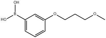 (3-(3-メトキシプロポキシ)フェニル)ボロン酸 化学構造式