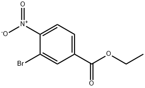 3-溴-4-氰基苯甲酸乙酯 结构式