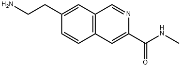 3-IsoquinolinecarboxaMide,7-(2-aMinoethyl)-N-Methyl- Structure