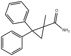 1-Methyl-2,2-diphenylcyclopropanecarboxaMide Struktur