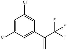 1,3-dichloro-5-(3,3,3-trifluoroprop-1-en-2-yl)benzene Struktur