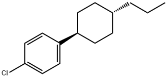 4-(反式-4-丙基环己基)-1-氯苯 结构式