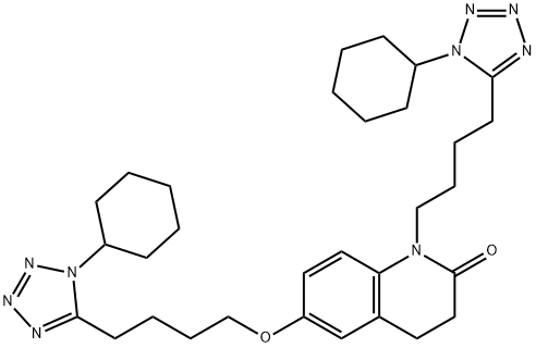 Cilostazol Related Compound C (50 mg) (1-(4-(5-Cyclohexyl-1H-tetrazol-1-yl)butyl)-6-(4-(1-cyclohexyl-1H-tetrazol-5-yl)butoxy)-3,4-dihydroquinolin-2(1H)-one)|西洛他唑相关物质C