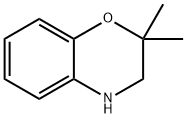 2,2-ジメチル-3,4-ジヒドロ-2H-1,4-ベンゾキサジン 化学構造式
