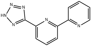 6-(1H-替硝唑-5-基)-2,2'-联吡啶 结构式