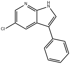 5-Chloro-3-phenyl-7-azaindole 化学構造式