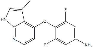 867017-97-8 BenzenaMine, 3,5-difluoro-4-[(3-Methyl-1H-pyrrolo[2,3-b]pyridin-4-yl)oxy]-