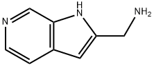 (1H-吡咯并[2,3-C]吡啶-2-基)甲胺 结构式