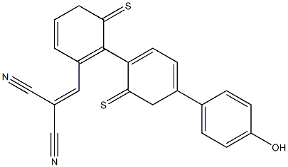 2-((5'-(4-hydroxyphenyl)-2,2'-bithiophen-5-yl)Methylene)Malononitrile|2-((5'-(4-hydroxyphenyl)-2,2'-bithiophen-5-yl)Methylene)Malononitrile