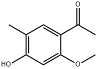 1-(4-羟基-2-甲氧基-5-甲基苯基)乙酮 结构式