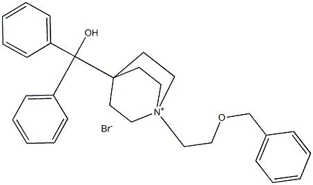 ウメクリジニウムブロミド 化学構造式