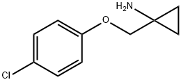 1-((4-Chlorophenoxy)Methyl)cyclopropanaMine Structure