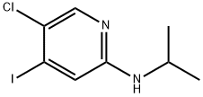 5-chloro-4-iodo-N-isopropylpyridin-2-aMine Struktur