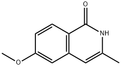 6-Methoxy-3-Methylisoquinolin-1(2H)-one Struktur