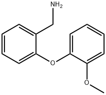 2-(2-甲氧基苯氧基)苄胺 结构式