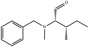 (2S,3S)-2-(benzyl(Methyl)aMino)-3-Methylpentanal Structure