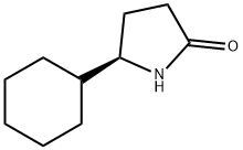 (5R)-5-cyclohexyl-2-Pyrrolidinone Structure