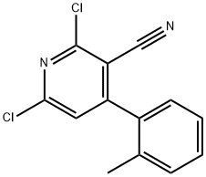 2,6-dichloro-4-(o-tolyl)nicotinonitrile|2,6-二氯-4-(邻甲苯基)烟腈