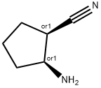 cis-2-AMinocyclopentanecarbonitrile 化学構造式