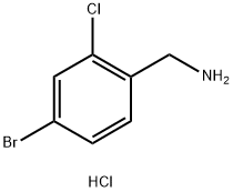 (4-BroMo-2-chlorophenyl)MethanaMine hydrochloride Struktur