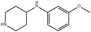 N-(3-Methoxyphenyl)-4-piperidinaMine HCl Struktur