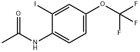 N-[2-碘-4-(三氟甲氧基)苯基]乙酰胺,874814-74-1,结构式
