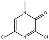 1-Methyl-3,5-dichloro-2(1H)-pyrazinone Structure