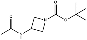 1-BOC-3-アセトアミドアゼチジン 化学構造式