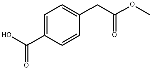 4-羧基苯乙酸甲酯 结构式