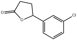 5-(3-Chlorophenyl)dihydro-2(3H)-furanone Structure