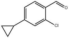 2-氯-4-环丙基苯甲醛 结构式