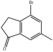 4-broMo-6-Methyl-2,3-dihydroinden-1-one Structure