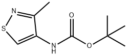(3-甲基-异噻唑-4-基)-氨基甲酸叔丁酯, 876191-56-9, 结构式
