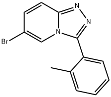 6-溴-3-(邻甲苯基)-[1,2,4]三唑并[4,3-A]吡啶, 876300-80-0, 结构式