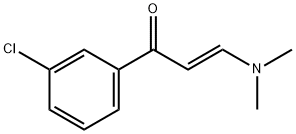 (E)-1-(3-Chlorophenyl)-3-diMethylaMinopropenone,876376-75-9,结构式