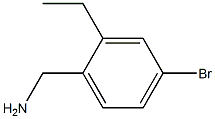 4-Bromo-2-ethyl benzylamine Structure