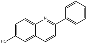 2-苯基-6-羟基喹啉 结构式