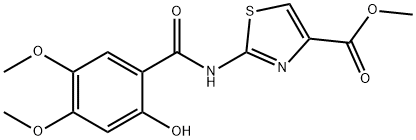 Methyl 2-(2-hydroxy-4,5-diMethoxybenzaMido)thiazole-4-carboxylate Structure