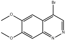 4-溴-6,7-二甲氧基噌啉,879014-17-2,结构式